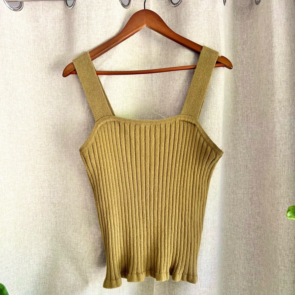 Olive Green Madewell Top